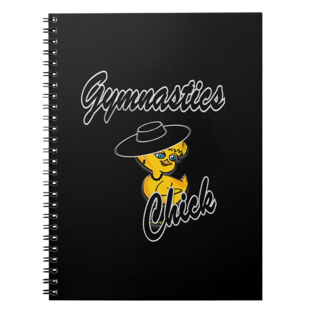 Gymnastics Chick #4 Notebook (Front)