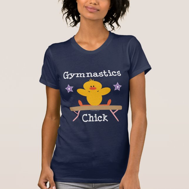 Gymnastics Chick T-shirt (Front)
