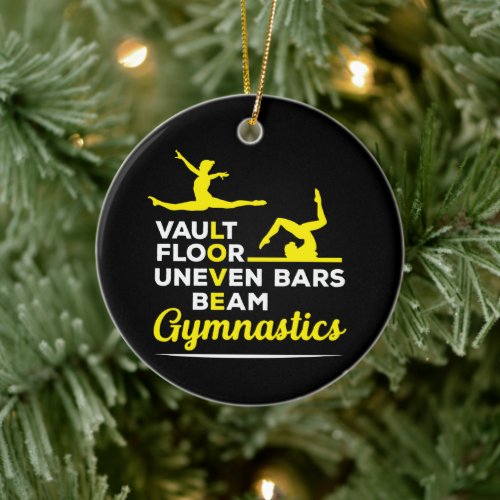 Gymnastics Christmas Ornament for Gymnast or Coach
