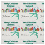 Gymnastics Christmas Personalized Fabric