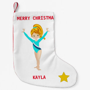 GYMNASTICS CHRISTMAS STOCKING FOR GIRLS.