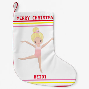 GYMNASTICS CHRISTMAS STOCKING FOR GIRLS.