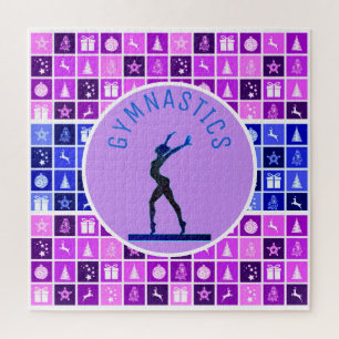 Gymnastics Christmas Themed Puzzle