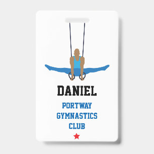 Gymnastics Club Custom Badge