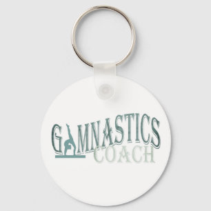 Gymnastics coach key chain