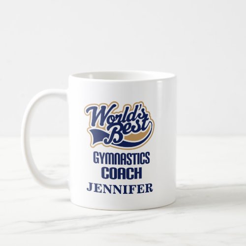 Gymnastics Coach Personalized Mug Gift