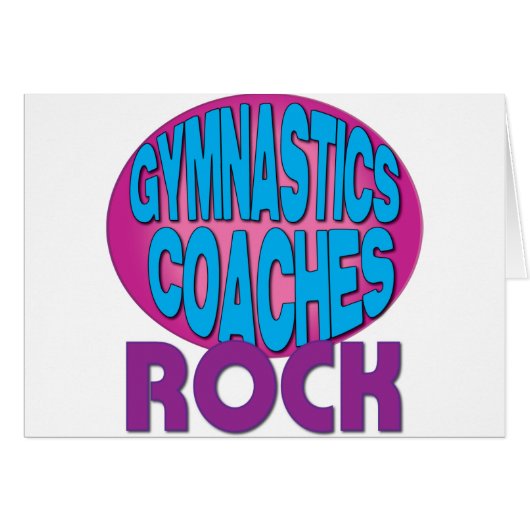Gymnastics Coaches Rock Shirts (Front Horizontal)