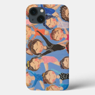 Gymnastics colorful pattern gift iPhone 13 case