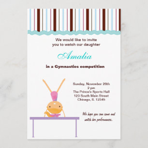 Gymnastics Competition Invitation