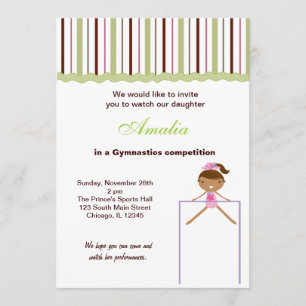 Gymnastics Competition Invitation