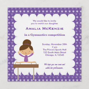 Gymnastics Competition Invitation
