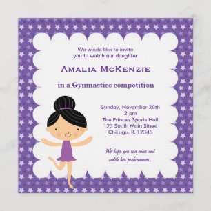 Gymnastics Competition Invitation