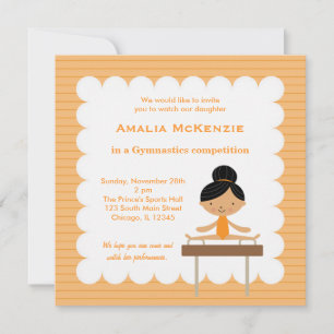 Gymnastics Competition Invitation