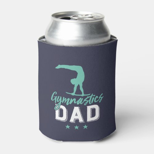 Gymnastics Dad Father with Gymnast Girl Daughter Can Cooler