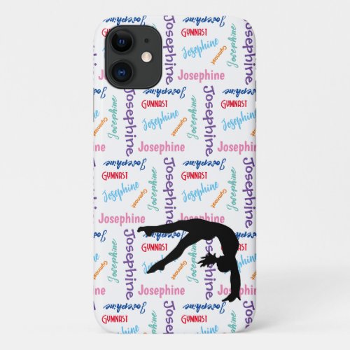 Gymnastics Dance Cheer Her Name  Sport All Over iPhone 11 Case