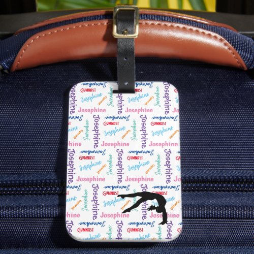 Gymnastics Dance Cheer Her Name  Sport All Over Luggage Tag