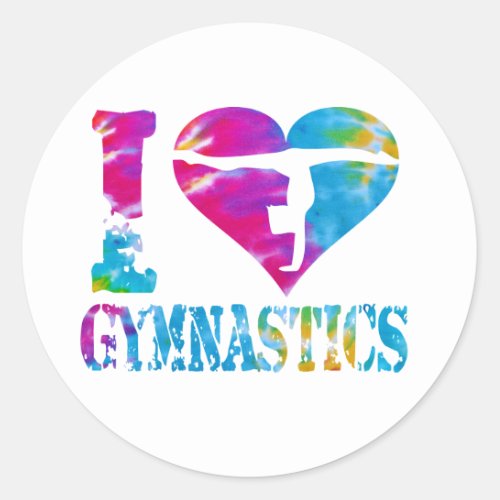 Gymnastics Dance Cheer Stickers Love Heart