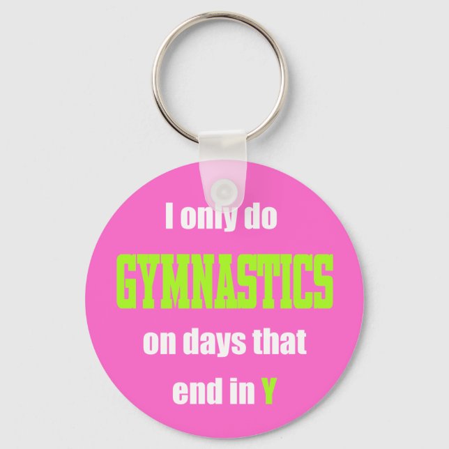 Gymnastics Days Keychain (Front)