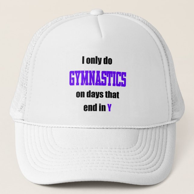 Gymnastics Days Trucker Hat (Front)
