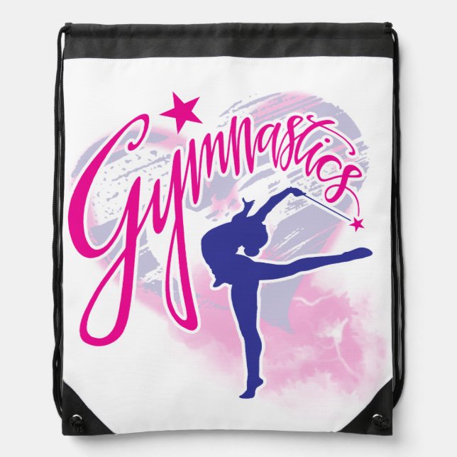 Gymnastics Drawstring Bag (Front)