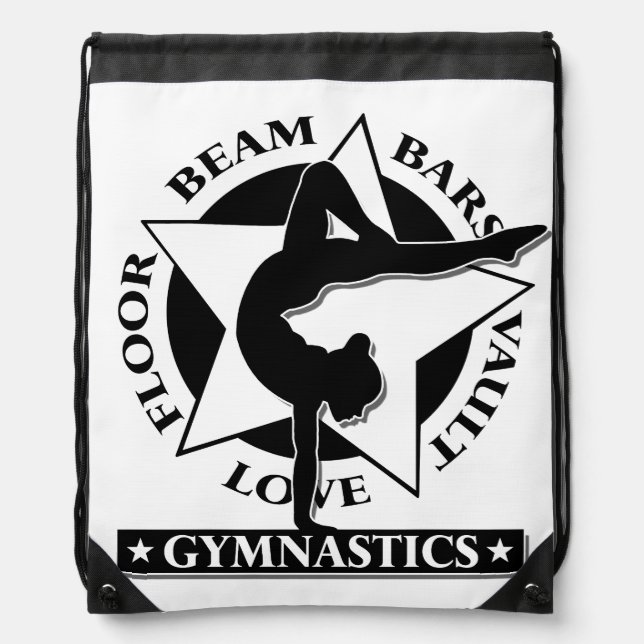 Gymnastics Drawstring Bag (Front)