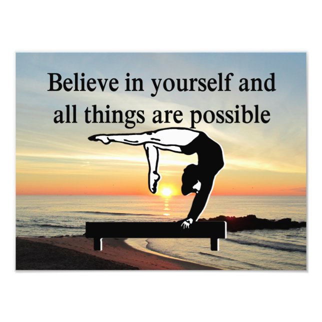 GYMNASTICS DREAMS PHOTO PRINT (Front)
