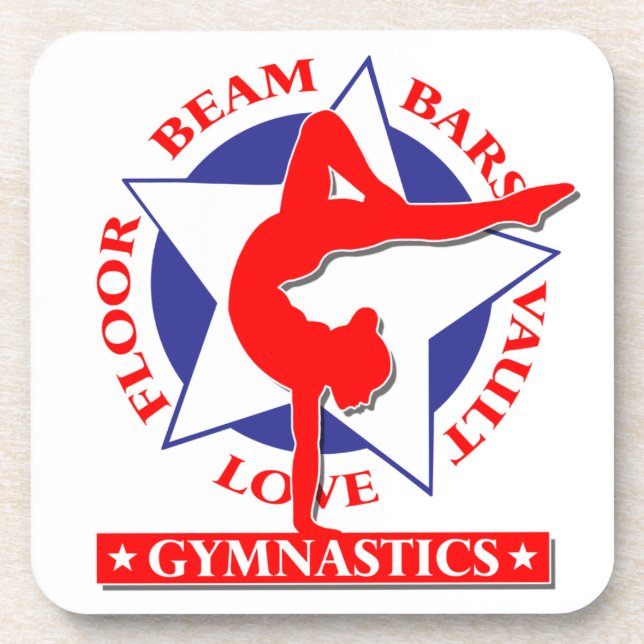 Gymnastics Drink Coaster (Front)