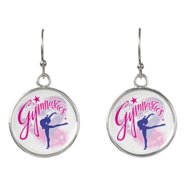 Gymnastics Earrings (Front)