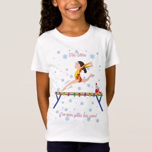 Gymnastics Elf Is Watching T_Shirt