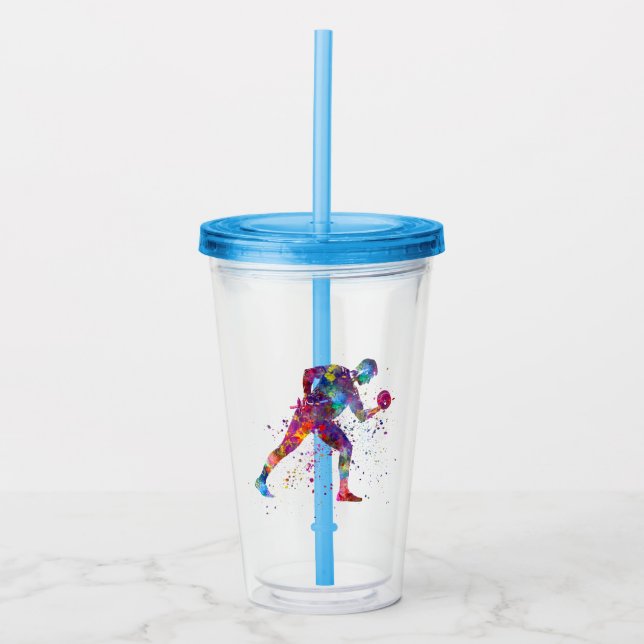 gymnastics exercise acrylic tumbler (Front)