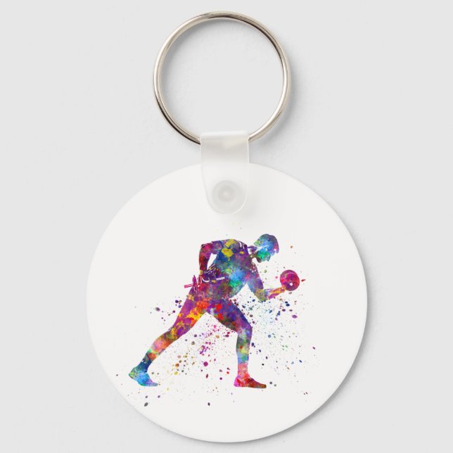 gymnastics exercise keychain (Front)
