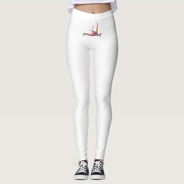 gymnastics exercise leggings (Front)