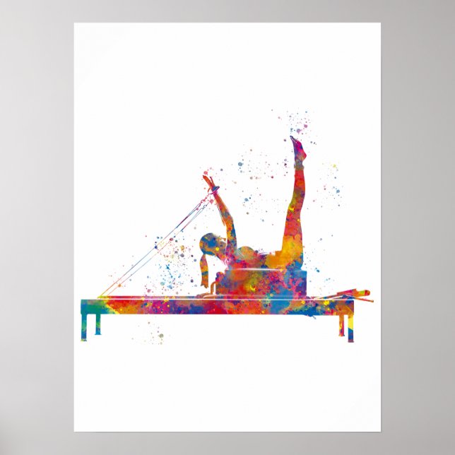 gymnastics exercise poster (Front)