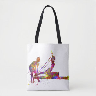gymnastics exercise tote bag