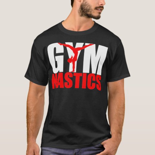 Gymnastics Face Mask Love Gymnastics Cartwheel Gym T_Shirt