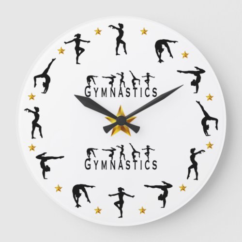 Gymnastics _ Female Large Clock