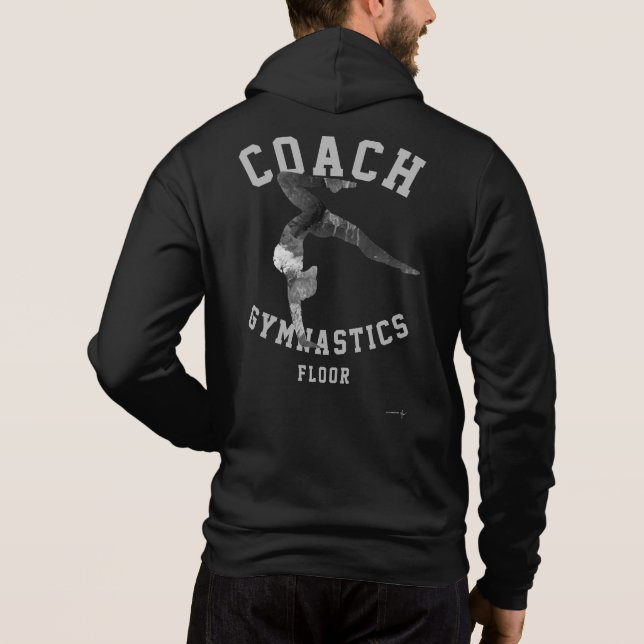 Gymnastics Floor Coaches jacket Hoodie (Back)