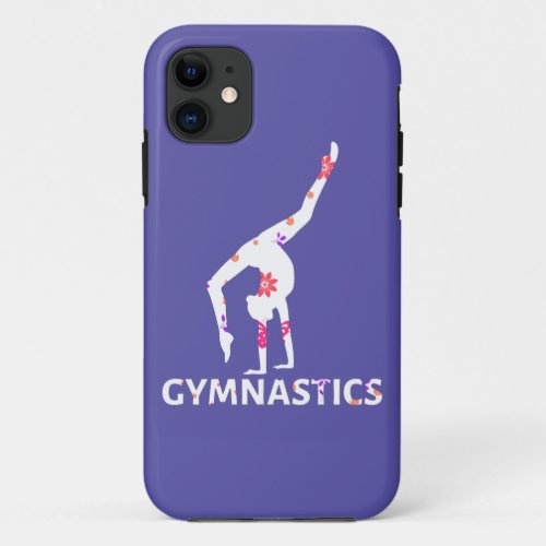 Gymnastics Flower Power Handstand   iPhone 11 Case