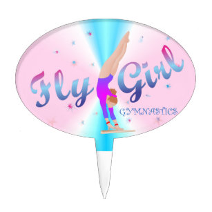 Gymnastics - Fly Girl Cake Topper