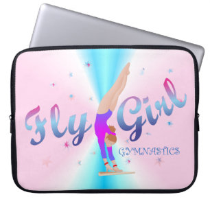 Gymnastics - Fly Girl Laptop Sleeve