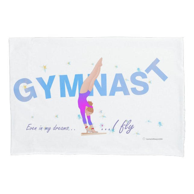 Gymnastics - Fly Girl Pillowcase (Front)
