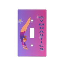 Gymnastic Light Switch Plate Cover CUTE!