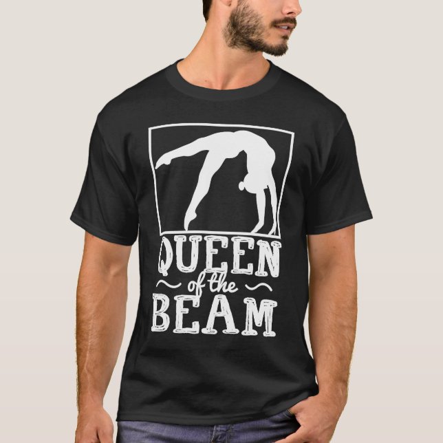 Gymnastics  For Girls Women Royal Gymnast Tumbler T-Shirt (Front)