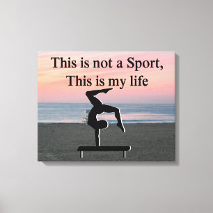 GYMNASTICS FOREVER CANVAS PRINT