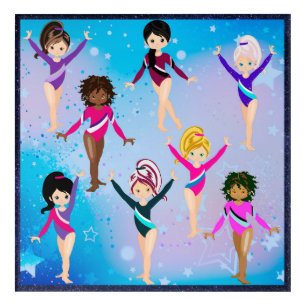 Gymnastics Friends: These Gymnast Look Like Us Acrylic Print