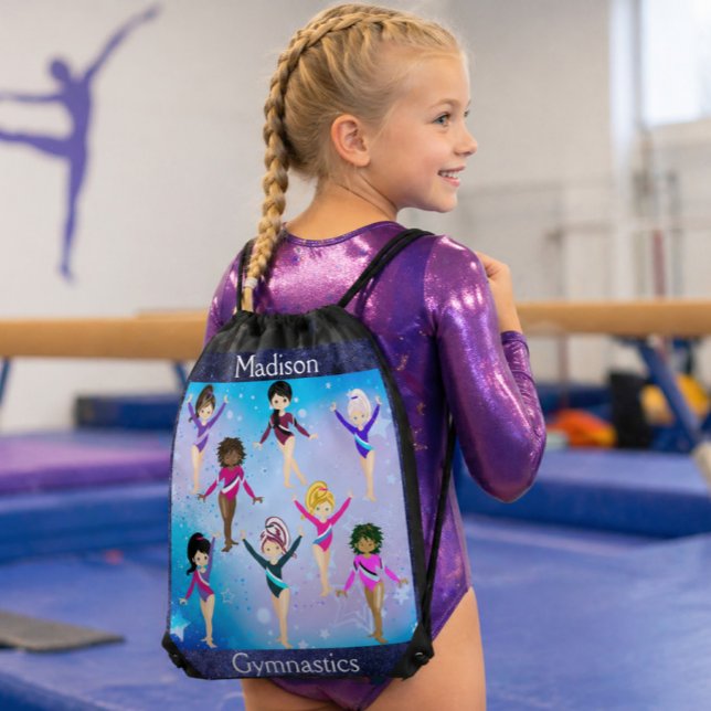 Gymnastics Friends: These Gymnast Look Like Us  Drawstring Bag (Creator Uploaded)