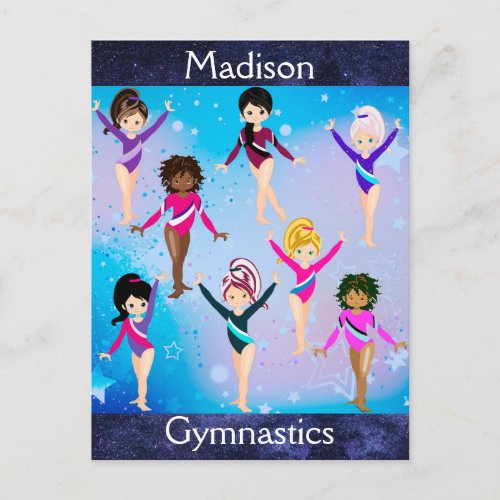 Gymnastics Friends These Gymnast Look Like Us    Holiday Postcard