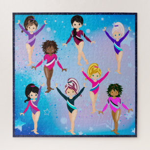 Gymnastics Friends: These Gymnast Look Like Us Jigsaw Puzzle