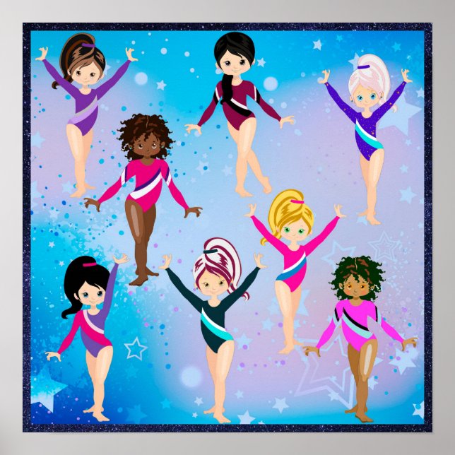 Gymnastics Friends: These Gymnast Look Like Us    Poster (Front)