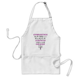 Gymnastics Gift The Strong Survive Gymnast Gift Adult Apron